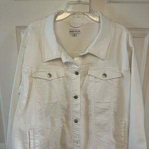 White Jean Jacket